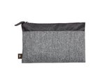 Halfar Trousse a fermeture eclair Elegance en polyester, Black/Grey-Sprinkle 28 x 18 cm, HF4028 – Bild 1