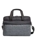 Halfar Sacoche Elegance avec Organisateur Zippé, Black/Grey-Sprinkle 40 x 30 x 12 cm, HF4031 – image 2