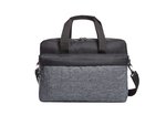 Halfar Umhängetasche Elegance mit Reißverschluss-Organizer, Black/Grey-Sprinkle 40 x 30 x 12 cm, HF4031 – Bild 3