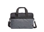 Halfar Umhängetasche Elegance mit Reißverschluss-Organizer, Black/Grey-Sprinkle 40 x 30 x 12 cm, HF4031 – Bild 4