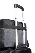 Halfar Umhängetasche Elegance mit Reißverschluss-Organizer, Black/Grey-Sprinkle 40 x 30 x 12 cm, HF4031 – Bild 5