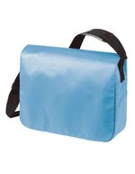 Halfar Robuste Umhängetasche aus LKW-Plane, Anthracite 37 x 28 x 12 cm, HF6052 – Bleu clair