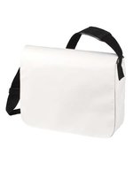 Halfar Robuste Umhängetasche aus LKW-Plane, Anthracite 37 x 28 x 12 cm, HF6052 – Blanc