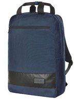Halfar Notebook-Rucksack Stage mit Kontrast-Streifen – Navy