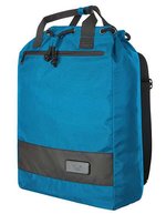 Halfar Rucksackshopper mit Kordelverschluss 20L, Anthracite 32 x 45 x 15 cm, HF6090 – Cyan