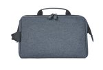 Halfar Reißverschlusstasche aus recyceltem Polyester, Black Heather 26 x 18 x 14 cm, HF6500 – Bild 3
