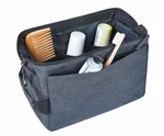 Halfar Reißverschlusstasche aus recyceltem Polyester, Black Heather 26 x 18 x 14 cm, HF6500 – Bild 4