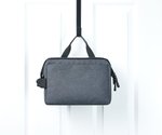 Halfar Reißverschlusstasche aus recyceltem Polyester, Black Heather 26 x 18 x 14 cm, HF6500 – Bild 5