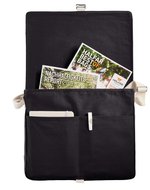 Halfar Schultertasche Like mit Bügelverschluss, Black 37 x 31 x 7 cm, HF6504 – Bild 4