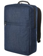 Halfar Notebook-Rucksack Europe aus recyceltem Polyester, Ash 28 x 42 x 12 cm, HF6514 – Bleu-Sprinkle