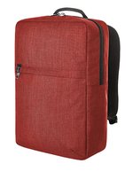 Halfar Notebook-Rucksack Europe aus recyceltem Polyester, Ash 28 x 42 x 12 cm, HF6514 – Rouge Melange