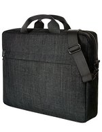 Halfar Notebook-Tasche Europe aus rPET, gepolstert – Black-Sprinkle