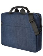 Halfar Notebook-Tasche Europe aus rPET, gepolstert – Blue-Sprinkle