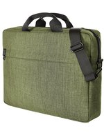 Halfar Notebook-Tasche Europe aus rPET, gepolstert – Green-Sprinkle