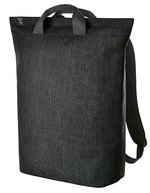 Halfar Laptop-Rucksack Europe aus recyceltem rPET, Ash 32 x 48 x 15 cm, HF6517 – Black-Sprinkle