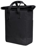 Halfar Notebook Rucksack Life mit Überschlag, Black/Black 28 x 42 x 14 cm, HF6520 – Bild 2