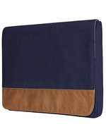 Halfar Notebook-Hülle Sleeve Life mit Fächern – Navy/Brown
