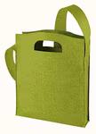 Halfar Shopper Modernclassic made of Felt, 7 Litres – Brown-Sprinkle