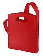 Halfar Shopper Modernclassic aus Filz, 7 Liter, Anthracite 30 x 36 x 7 cm, HF7536 – Rosso scuro