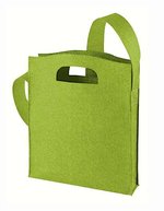 Halfar Shopper Modernclassic aus Filz, 7 Liter, Anthracite 30 x 36 x 7 cm, HF7536 – Verde chiaro