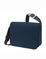 Courier Bag Modernclassic in Felt Anthracite – Navy