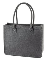 Halfar Sac cabas en feutre Modernclassic avec Wertsachenfach, Anthracite 37 x 30 x 12 cm, HF7556 – Bild 1