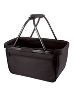 Foldable Shopper with Aluminium Frame – Black