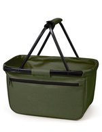 Foldable Shopper with Aluminium Frame – Olive