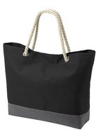 Halfar Borsa shopper Bonny con cerniera-Organizer – Black