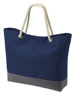 Halfar Borsa shopper Bonny con cerniera-Organizer – Navy