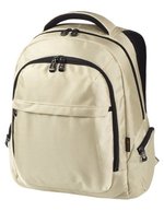 Halfar Notebook-Rucksack Mission mit gepolstertem Fach, Beige 30 x 43 x 14 cm, HF7798 – Bild 2