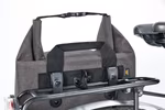 Halfar Fahrradtasche mit Rolltop und Laptop-Inlay, Grey Melange 29 x 36 x 14 cm, HF8011 – Bild 5