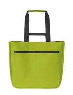 Halfar Shopper Softbasket aus recyceltem Polyester, Anthracite 40 x 37 x 20 cm, HF8020 – Vert clair
