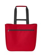 Halfar Shopper Softbasket aus recyceltem Polyester, Anthracite 40 x 37 x 20 cm, HF8020 – Rouge
