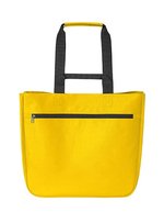 Halfar Shopper Softbasket aus recyceltem Polyester, Anthracite 40 x 37 x 20 cm, HF8020 – Jaune