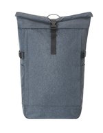 Halfar Notebook-Rucksack Circle aus RPET mit Polsterung, Black Melange 35 x 47 x 16 cm, HF8032 – Bild 3