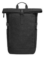 Halfar Notebook-Rucksack Circle aus RPET mit Polsterung, Black Melange 35 x 47 x 16 cm, HF8032 – Bild 2