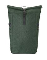 Halfar Notebook-Rucksack Circle aus RPET mit Polsterung, Black Melange 35 x 47 x 16 cm, HF8032 – Vert Melange