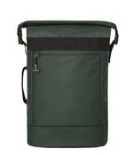 Halfar Notebook-Rucksack Active mit Rolltop-System, Black 29 x 41 x 15 cm, HF8034 – Vert fonce