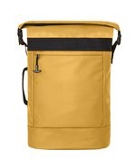 Halfar Notebook-Rucksack Active mit Rolltop-System, Black 29 x 41 x 15 cm, HF8034 – Moutarde