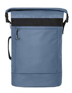 Halfar Notebook-Rucksack Active mit Rolltop-System, Black 29 x 41 x 15 cm, HF8034 – Pigeon Bleu