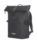 Halfar Notebook Rucksack Orbit mit Rolltop, Black 30 x 44,5 x 16 cm, HF9200 – Bild 1