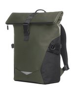 Halfar Notebook Rucksack Orbit mit Rolltop, Black 30 x 44,5 x 16 cm, HF9200 – Olive