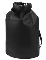 Water-Repellentr Backpack with Roll-Top Closure – Black Matt