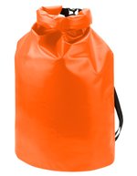 Water-Repellentr Backpack with Roll-Top Closure – Orange