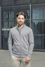 HRM Premium Sweatjacke mit Full-Zip für Herren, Dark Grey XL, HRM1001 – Bild 1