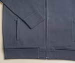 HRM Premium Sweat Jacket with Full-Zip for Men, Dark Grey XL, HRM1001 – image 6