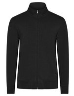HRM Premium Sweatjacke mit Full-Zip für Herren – Black