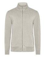 HRM Premium Sweatjacke mit Full-Zip für Herren, Dark Grey XL, HRM1001 – Sand