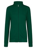 HRM Premium Full-Zip Sweatjacke aus Baumwolle – Bottle Green
